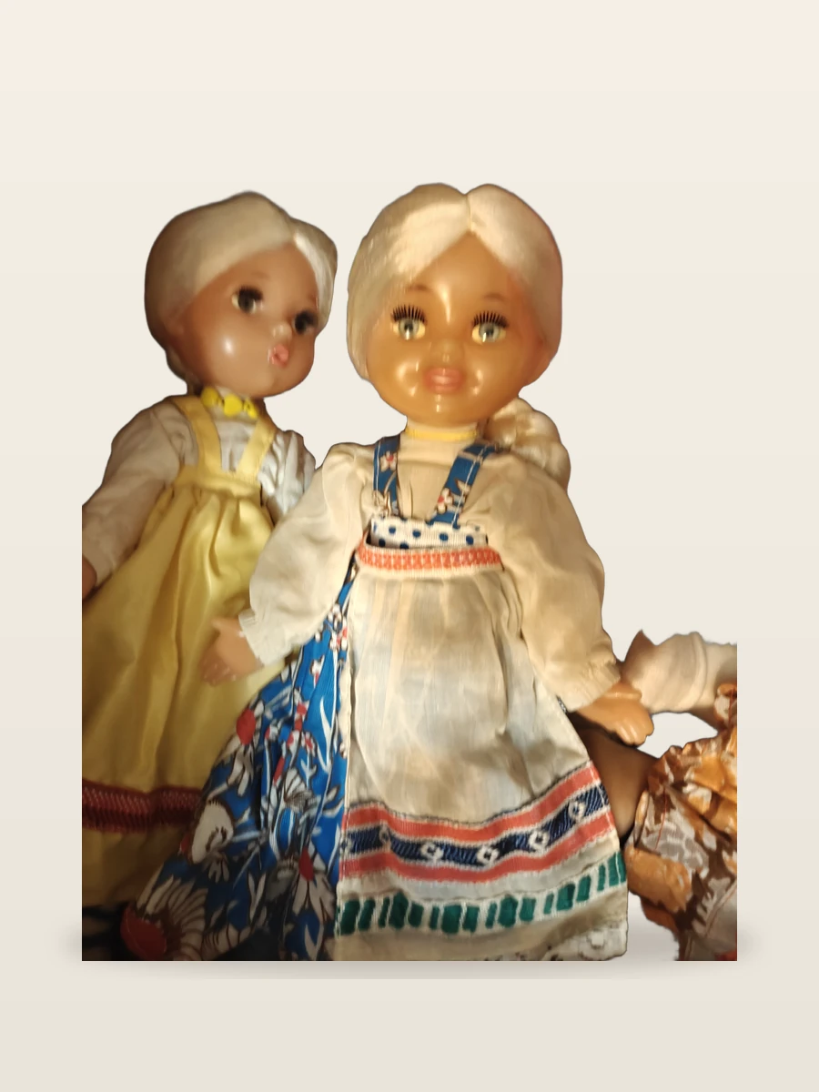 Ленигрушка — кукла в русском костюме (пара)